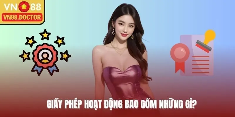 Giấy phép hoạt động VN88 bao gồm những tổ chức gì?